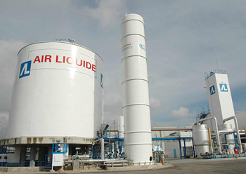 A file photo of industrial giant Air Liquide’s plant in Jubail 